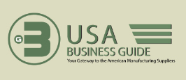 USA business guide is a list of certified American manufacturing, suppliers, wholesale vendors and US companies with international background to support worldwide business... usa automation, apparel, lingerie, shoes, furniture, usa beauty care, health care, chemical, automotive, usa electronics, industrial equipment, communications, tiles, usa costruction, wine, vacations, real estate... in the United States of America